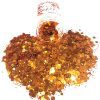 Chunky Glitters voor Lichaam en Gezicht (Oranje) (8g)