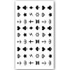 Temporary Tattoo Hart/Bliksem/Kroon/Kruis/Anker/Ster/Diamant (10x6 cm)