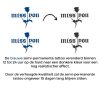 Temporary Tattoo Roos "Miss You" (8x11 cm)