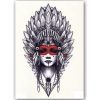 Temporary Tattoo Indiaan (A5 formaat)