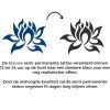 Temporary Tattoo Bloem (6x6 cm)