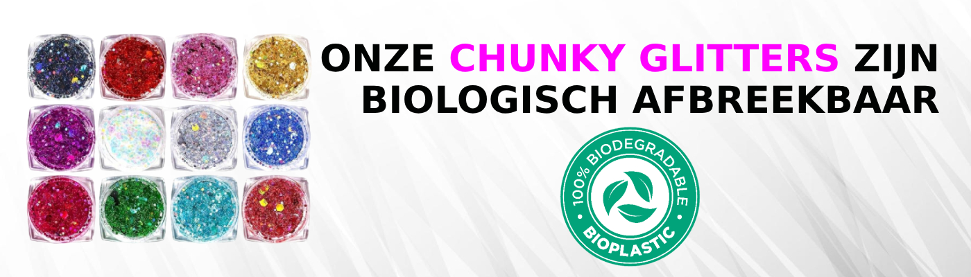 Biologisch Afbreekbaar Chunky Glitters - GlittersXL.com